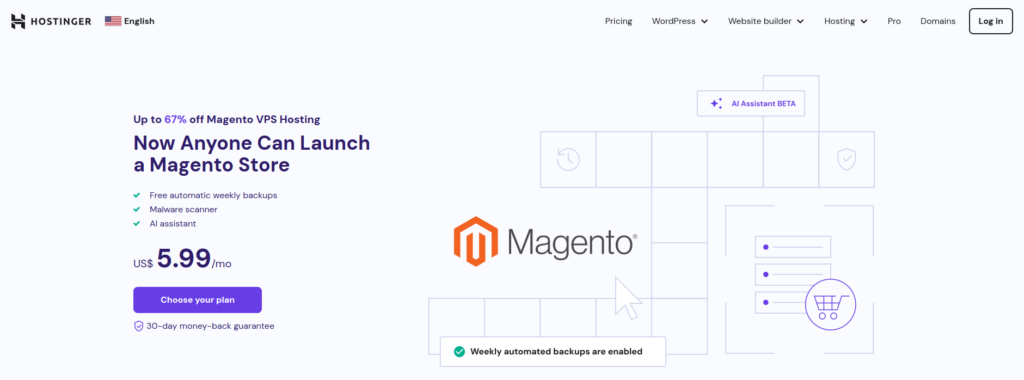 Hostinger - cost effective magento hosting solution