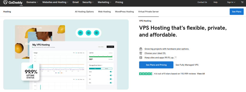 GoDaddy - hosting provider for Magento stores